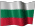Small animated Bulgarian flag graphic for a white background